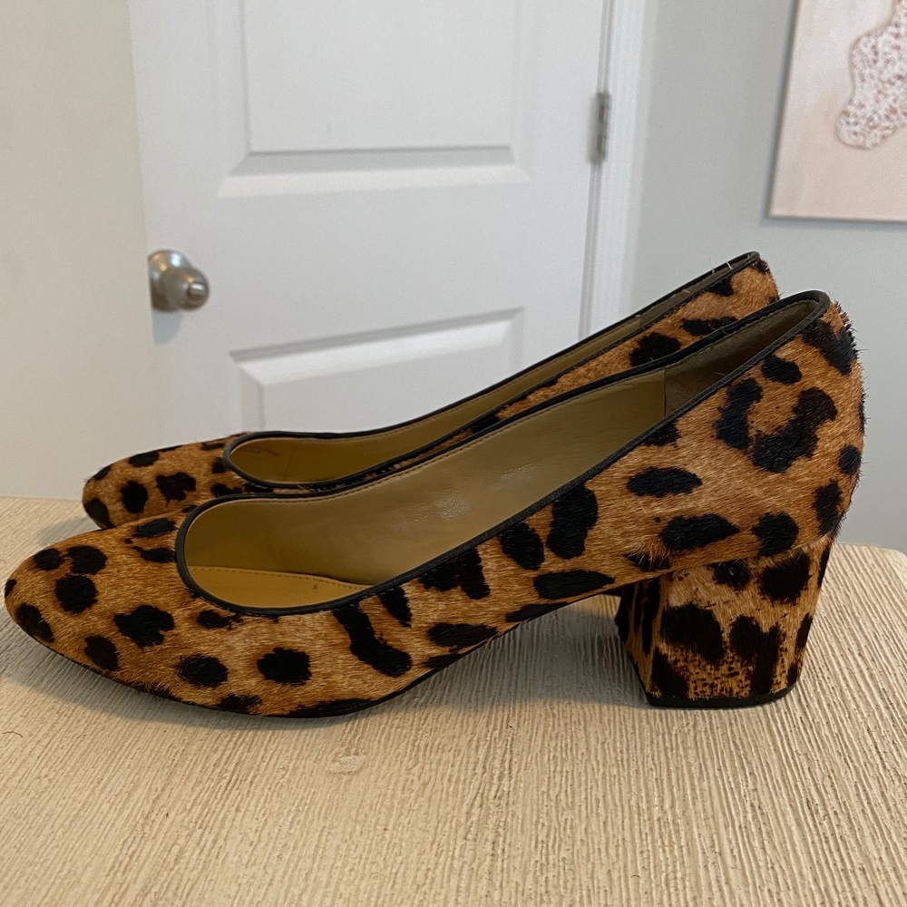 Gently used Talbots Suede Block Heel Pumps